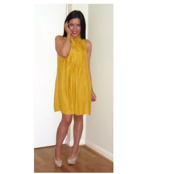 TWENTY8TWELVE Silk Monette Tie Dress - Black - Picture 9 of 10